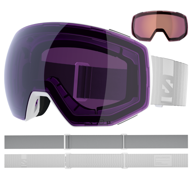 Лижні окуляри Salomon Radium Prime Sigma - білі