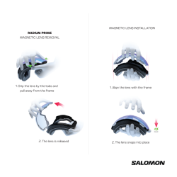 Гірськолижні окуляри Salomon Radium Prime Sigmaphoto - чорні