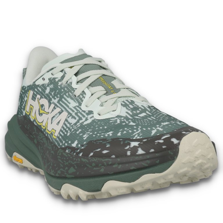 Кросівки Hoka Speedgoat 6 GTX M - бежево/зелені