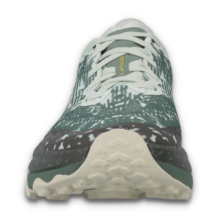 Кросівки Hoka Speedgoat 6 GTX M - бежево/зелені