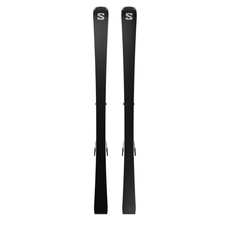 Lyže Salomon E S/Max N°10 Silv+M10 GW L80 W - stříbrná/hnědá