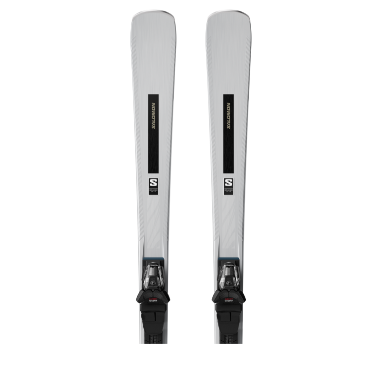 Lyže Salomon E S/Max N°10 Silv+M10 GW L80 W - stříbrná/hnědá