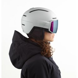 Шолом гірськолижний Salomon Driver Prime Sigma Plus - сірий