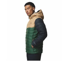 Куртка Columbia Powder Lite™ II M - зелено/бежево/чорна