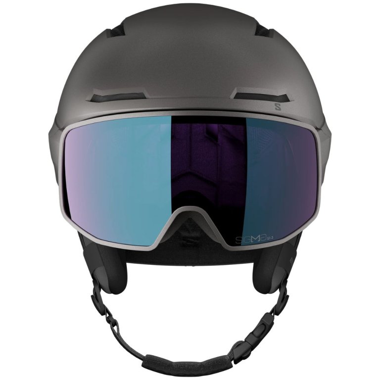 Шолом гірськолижний Salomon Driver Pro Sigma Photo Mips - темно-сірий