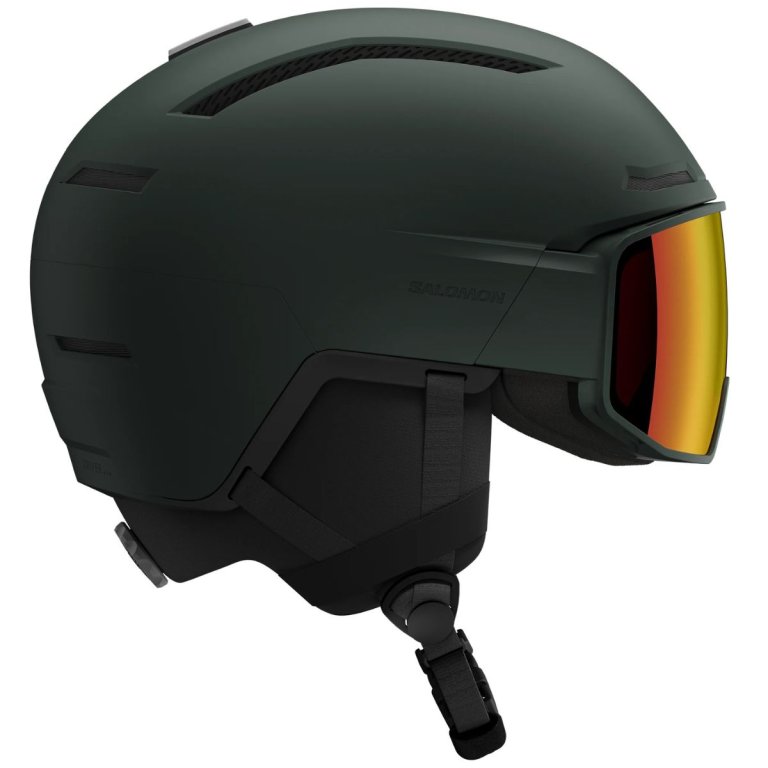 Шолом гірськолижний Salomon Driver Pro Sigma Mips - темно-зелений