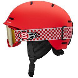 Шолом гірськолижний Salomon Player Combo J - червоний