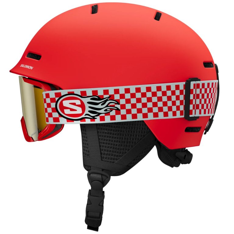 Шолом гірськолижний Salomon Player Combo J - червоний