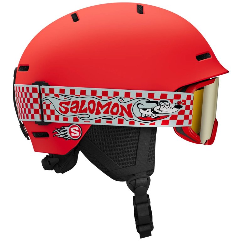 Шолом гірськолижний Salomon Player Combo J - червоний
