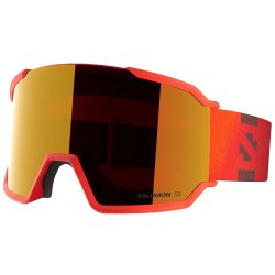 Гірськолижні окуляри Salomon S/View 3 mint - червоні