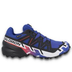 Кросівки Salomon Speedcross 6 GTX Equipe - синьо/червоно/біло/чорні
