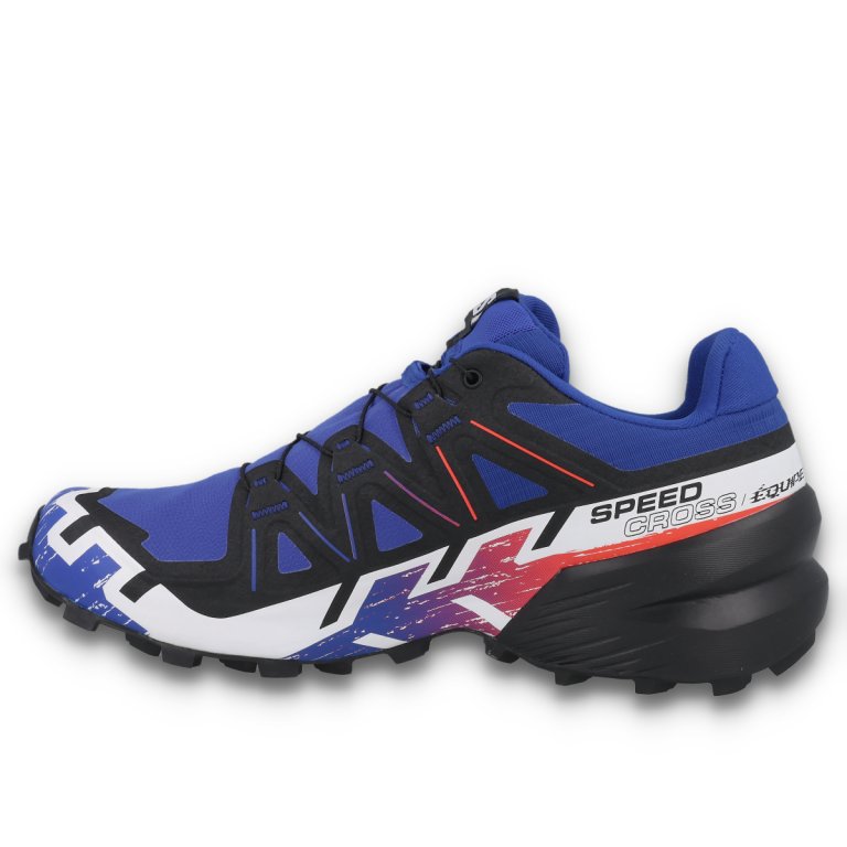 Кросівки Salomon Speedcross 6 GTX Equipe - синьо/червоно/біло/чорні