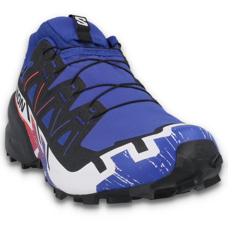 Кросівки Salomon Speedcross 6 GTX Equipe - синьо/червоно/біло/чорні