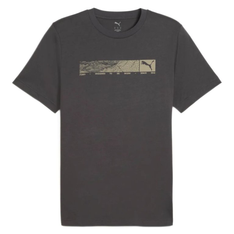 Футболка Puma Pumatech Graphic Tee M - темно-сірf