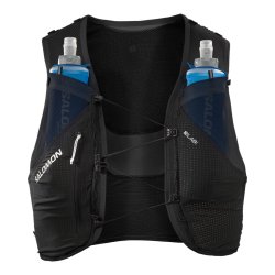 Рюкзак Salomon S LAB Pulsar 3 з флягами - чорний/білий