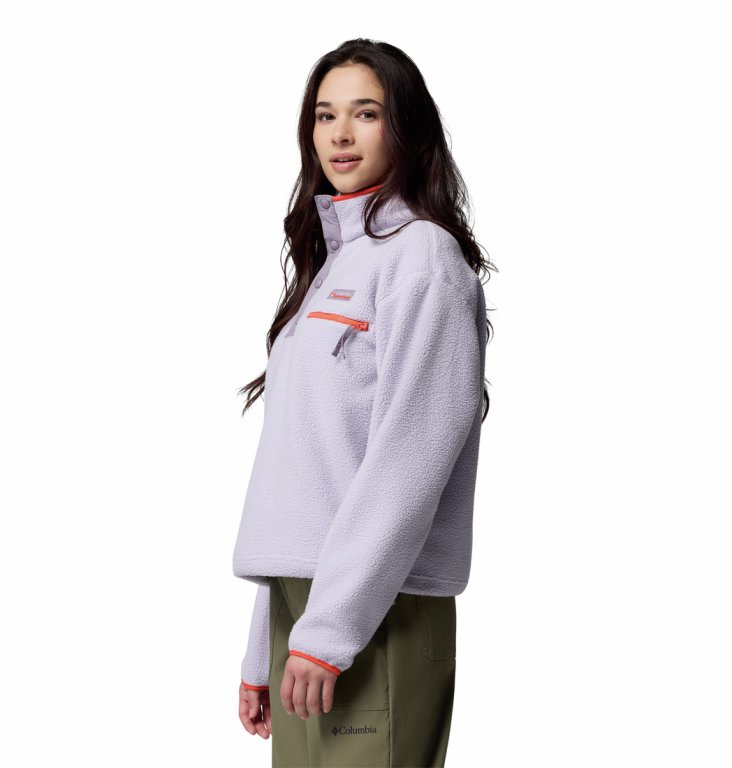 Кофта Columbia Helvetia™ II Cropped Half Snap Fleece W - фіолетова