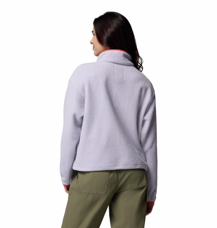 Кофта Columbia Helvetia™ II Cropped Half Snap Fleece W - фіолетова