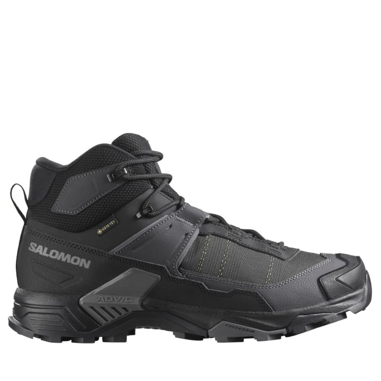 Взуття Salomon X Ultra 5 Mid Wide GTX M - чорний