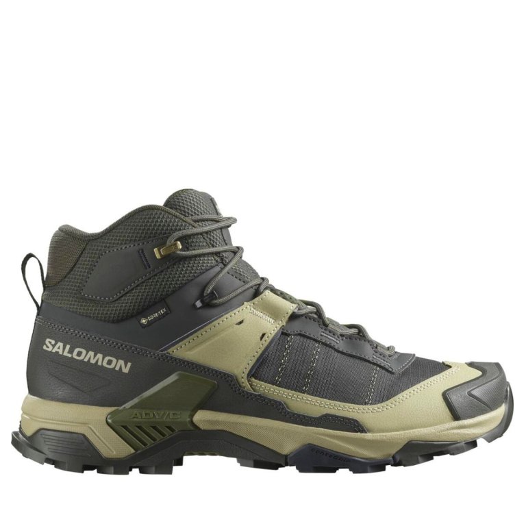 Взуття Salomon X Ultra 5 MID GTX M - сірий/зелений