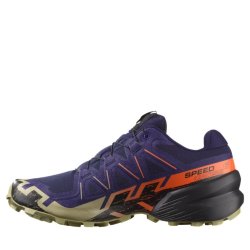 Кросівки Salomon Speedcross 6 M - синьо/червоні