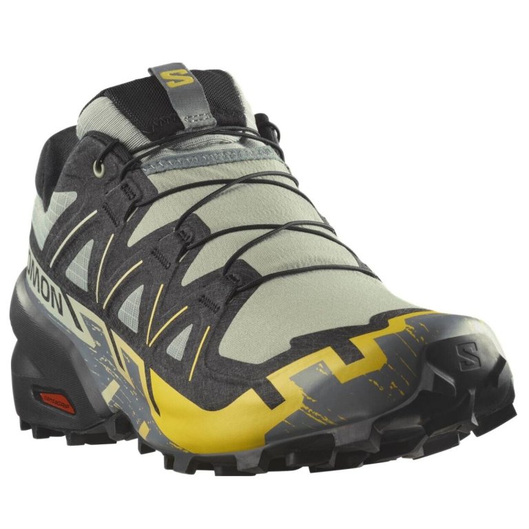 Кросівки Salomon Speedcross 6 M - сіро/чорно/жовті