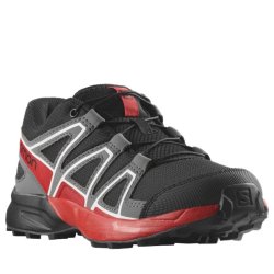 Кросівки Salomon Speedcross J - чорні/червоні