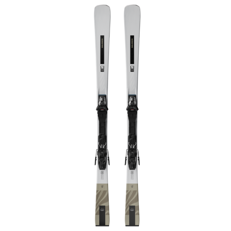 Lyže Salomon E S/Max N°10 Silv+M10 GW L80 W - stříbrná/hnědá