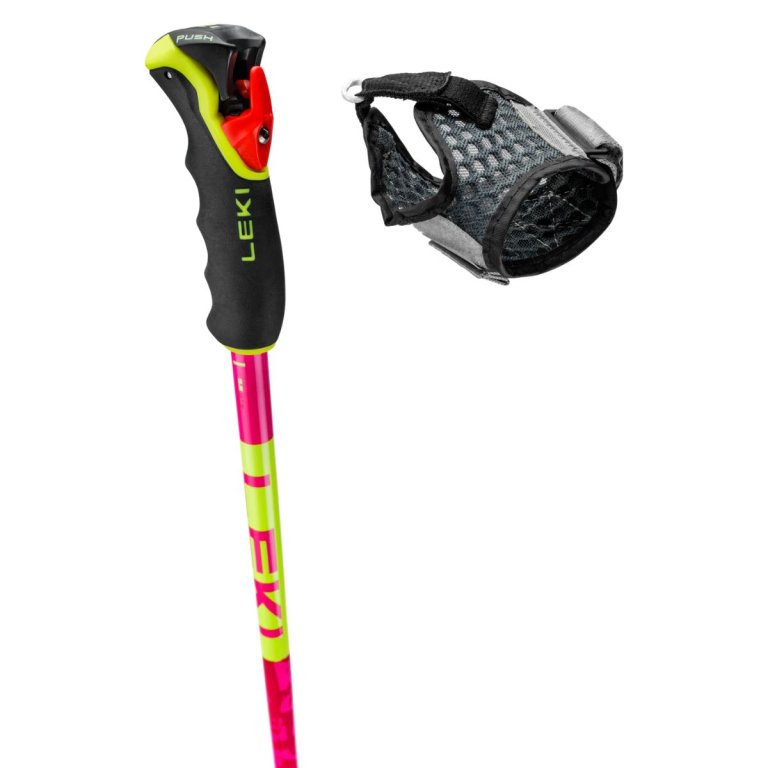 Hole Ski Leki Spitfire 3D - růžová/žlutá