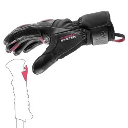 Гірськолижні рукавиці Leki Griffin Pro 3D W - рожеві
