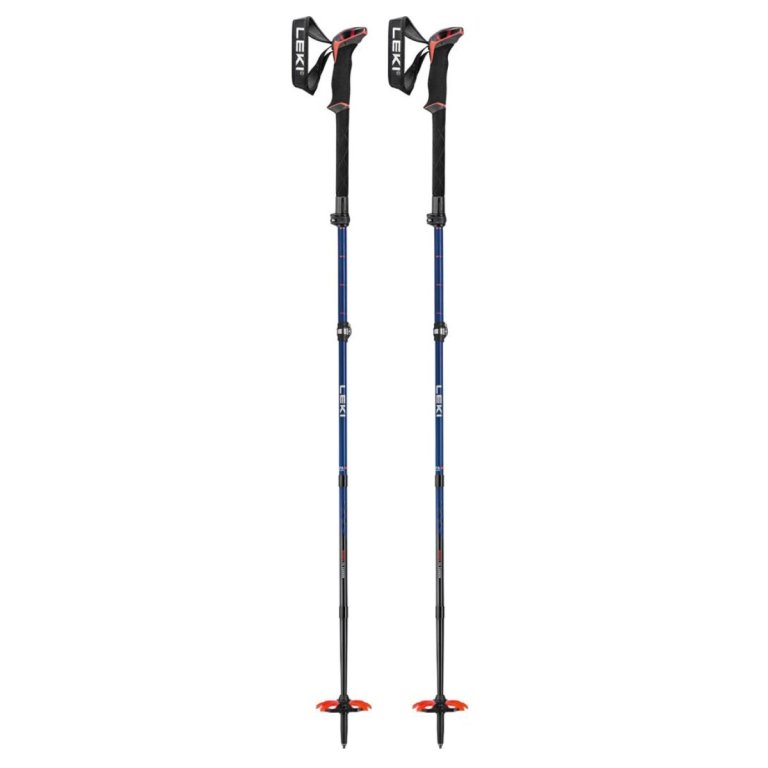 Палиці Leki Sherpa FX Carbon 110 - 130 см - синьо/червоні