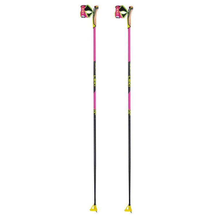 Hole Nordic walking Leki PRC 750 - růžová/žlutá/černá