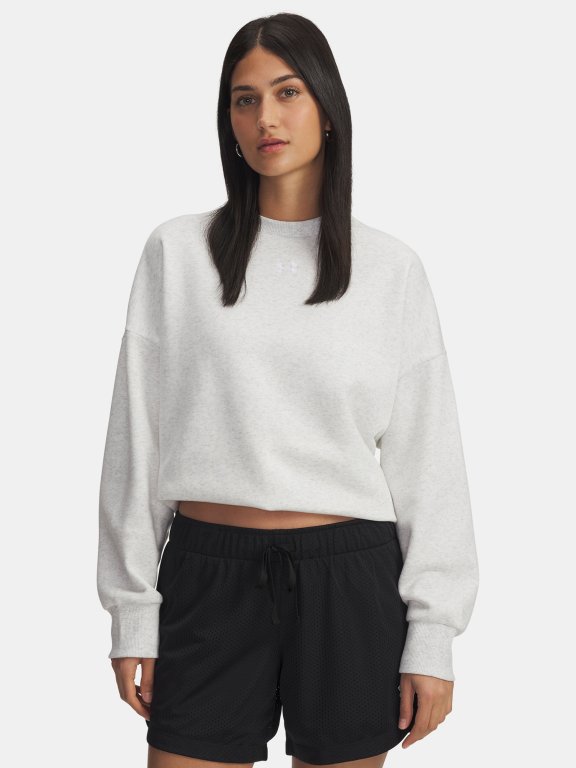 Світшот Under Armour Rival Fleece OS Crew Wmn green/grey