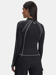 Футболка Under Armour ColdGear Textured 1/2 Zip Wmn black