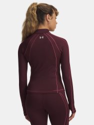 Лонгслів Under Armour ColdGear Textured 1/2 Zip Wmn Red