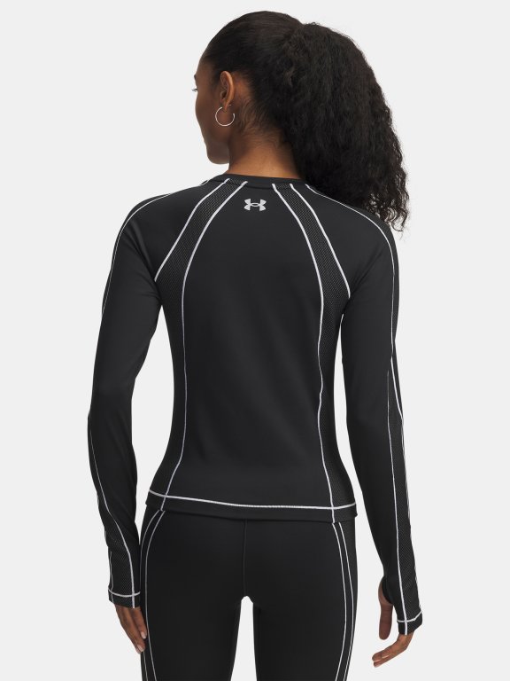 Футболка Under Armour ColdGear Textured Crew Wmn black