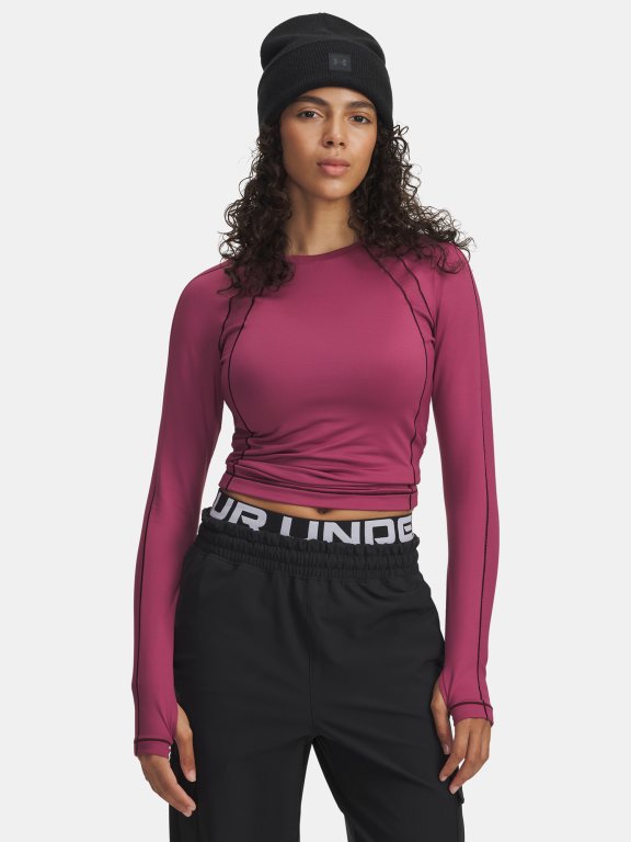 Футболка Under Armour ColdGear Textured Crew Wmn Red