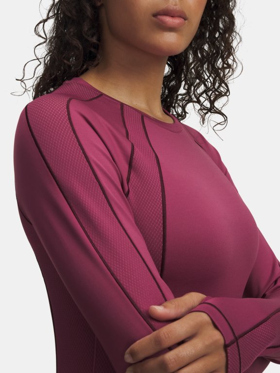 Футболка Under Armour ColdGear Textured Crew Wmn Red