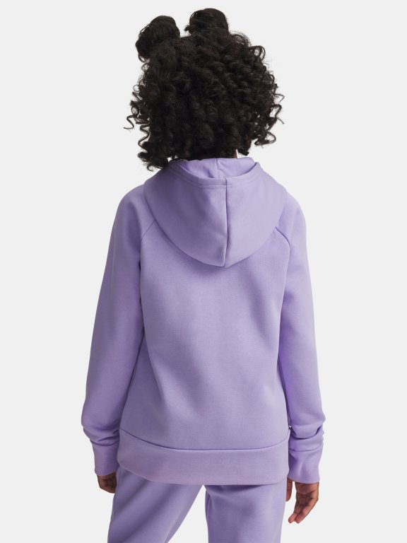 Світшот Under Armour Rival Flc Shimmer Hdy Jr фіолетовий