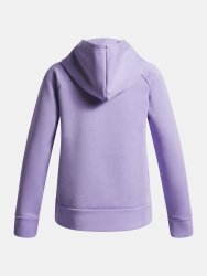 Світшот Under Armour Rival Flc Shimmer Hdy Jr фіолетовий