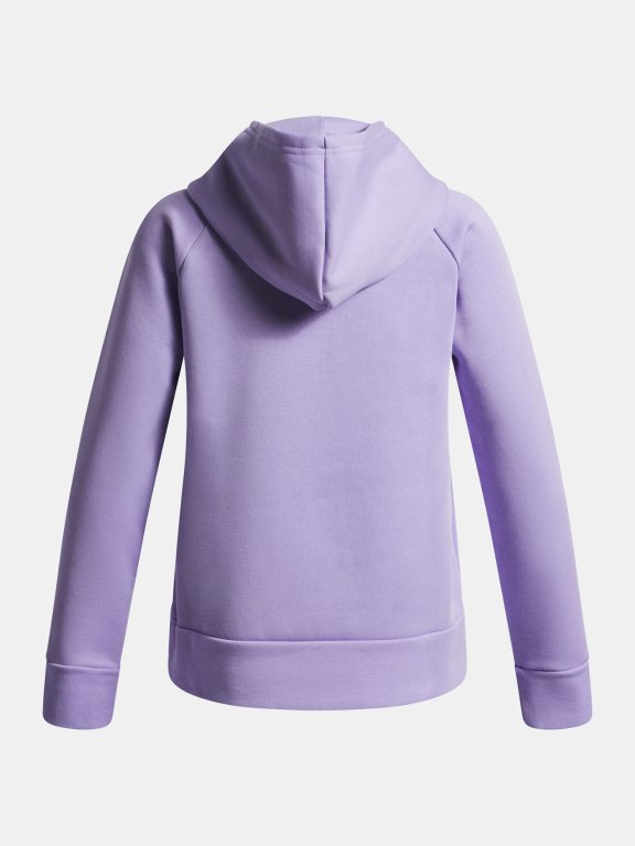 Світшот Under Armour Rival Flc Shimmer Hdy Jr фіолетовий