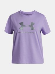 Футболка Under Armour Rival Shimmer SS Jr фіолетова