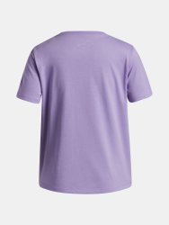 Футболка Under Armour Rival Shimmer SS Jr фіолетова