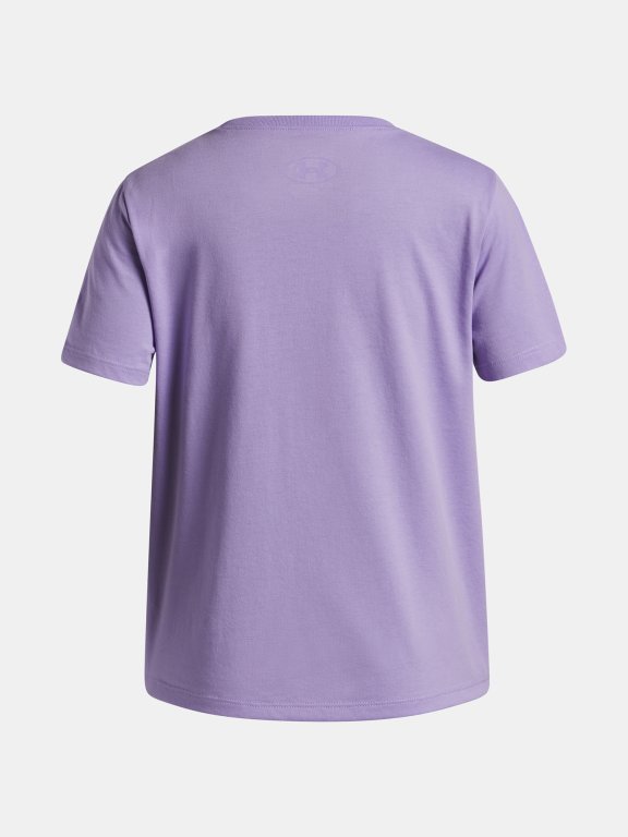 Футболка Under Armour Rival Shimmer SS Jr фіолетова