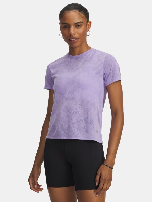 Футболка Under Armour Launch Jacquard SS Wmn Purple