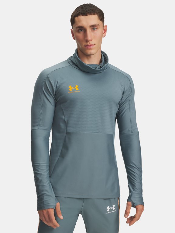 Футболка Under Armour Challenger Pro Wintr LS синя