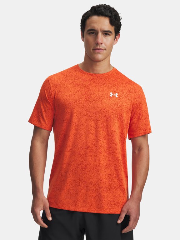 Футболка Under Armour Tech Tee Pixelate Man Orange