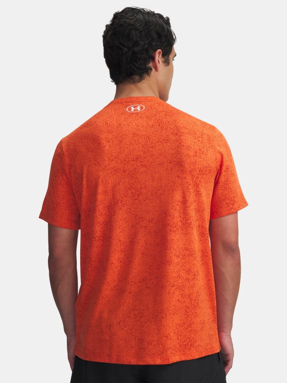 Футболка Under Armour Tech Tee Pixelate Man Orange