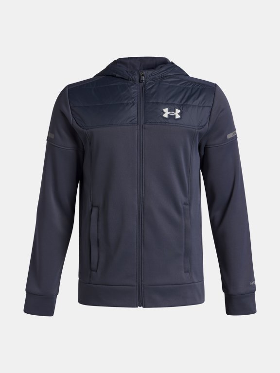 Світшот Under Armour Flc Pro Utility FZ Jr green/grey