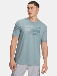 Футболка Under Armour Team Issue Wordmark SS Man Gray Green
