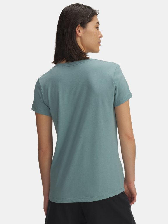 Футболка Under Armour Logo SS Wmn gray green